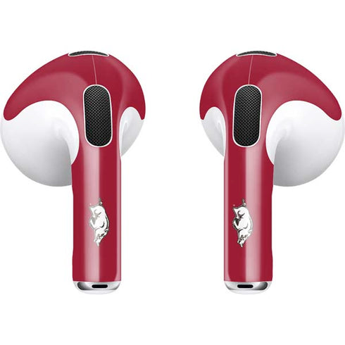 University of Arkansas-Fayetteville A Red Apple AirPods (3rd Gen 2021) Skin