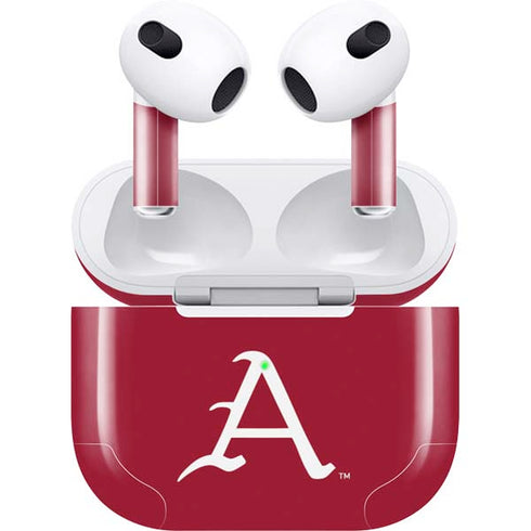 University of Arkansas-Fayetteville A Red Apple AirPods (3rd Gen 2021) Skin
