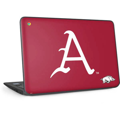 University of Arkansas-Fayetteville A Red HP Chromebook Skin