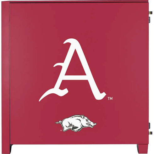 University of Arkansas-Fayetteville A Red Corsair 4000D Tempered Glass Mid-Tower ATX Case Skin