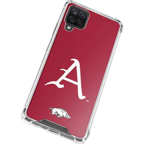 University of Arkansas-Fayetteville A Red Galaxy A12 Clear Case