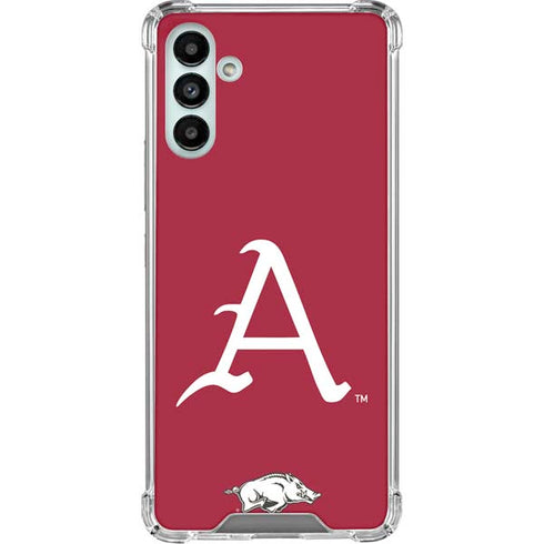 University of Arkansas-Fayetteville A Red Galaxy A13 5G Clear Case