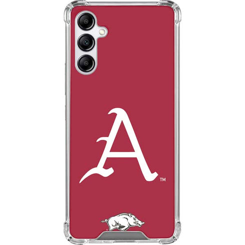 University of Arkansas-Fayetteville A Red Galaxy A14 5G Clear Case
