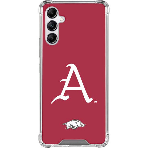 University of Arkansas-Fayetteville A Red Galaxy A15 5G Clear Case