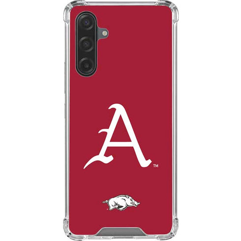 University of Arkansas-Fayetteville A Red Galaxy A17 Clear Case
