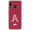 University of Arkansas-Fayetteville A Red Galaxy A20 Clear Case