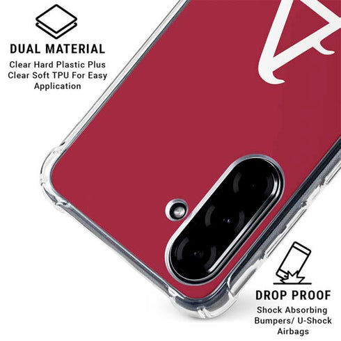 University of Arkansas-Fayetteville A Red Galaxy A36 5G Clear Case