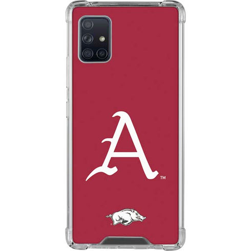 University of Arkansas-Fayetteville A Red Galaxy A51 5G Clear Case