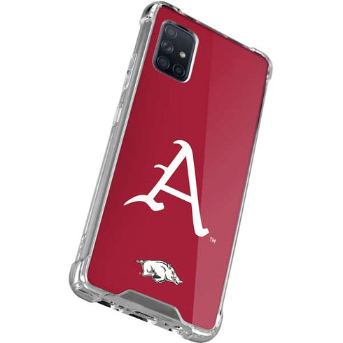 University of Arkansas-Fayetteville A Red Galaxy A51 5G Clear Case