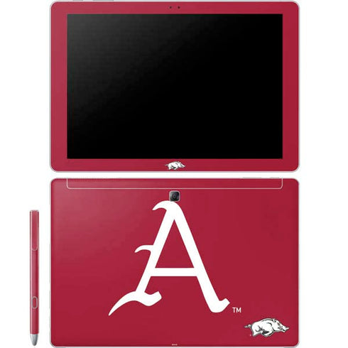 University of Arkansas-Fayetteville A Red Galaxy Book 12in Skin