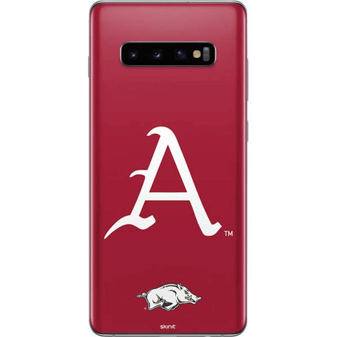 University of Arkansas-Fayetteville A Red Galaxy S10 Plus Skin