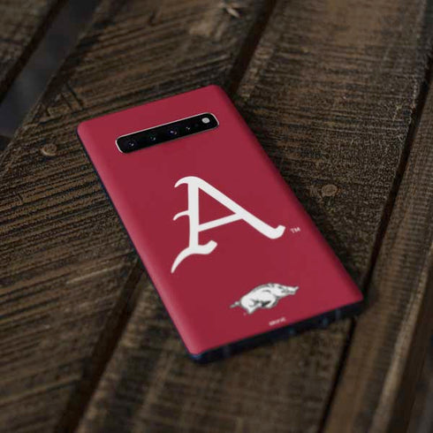University of Arkansas-Fayetteville A Red Galaxy S10 Plus Skin