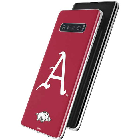 University of Arkansas-Fayetteville A Red Galaxy S10 Skin