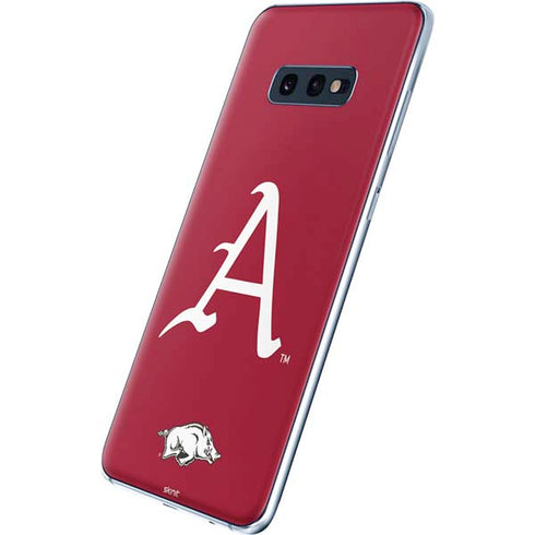 University of Arkansas-Fayetteville A Red Galaxy S10e Skin