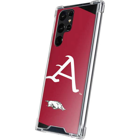 University of Arkansas-Fayetteville A Red Galaxy S22 Ultra Clear Case