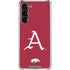University of Arkansas-Fayetteville A Red Galaxy S23 FE Clear Case