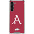 University of Arkansas-Fayetteville A Red Galaxy S24 FE Clear Case
