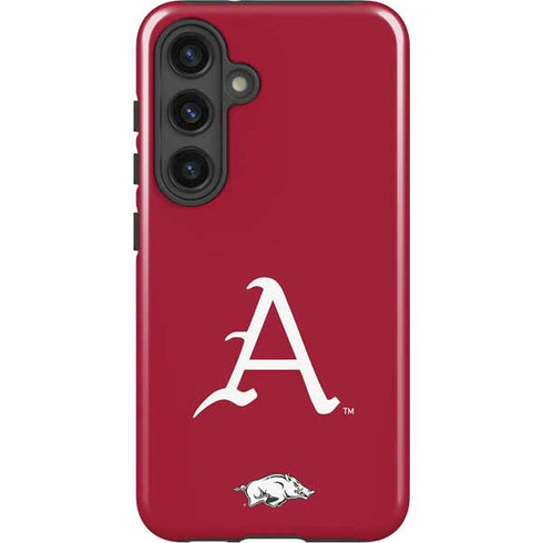 University of Arkansas-Fayetteville A Red Galaxy S25 Impact Case