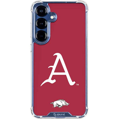 University of Arkansas-Fayetteville A Red Galaxy S25 Clear Case