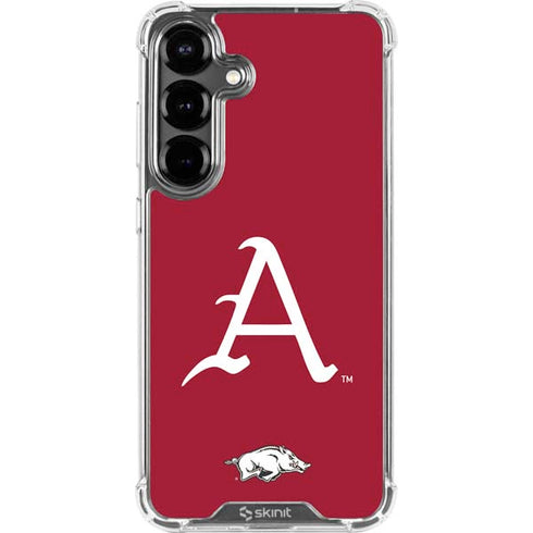 University of Arkansas-Fayetteville A Red Galaxy S26 Clear Case