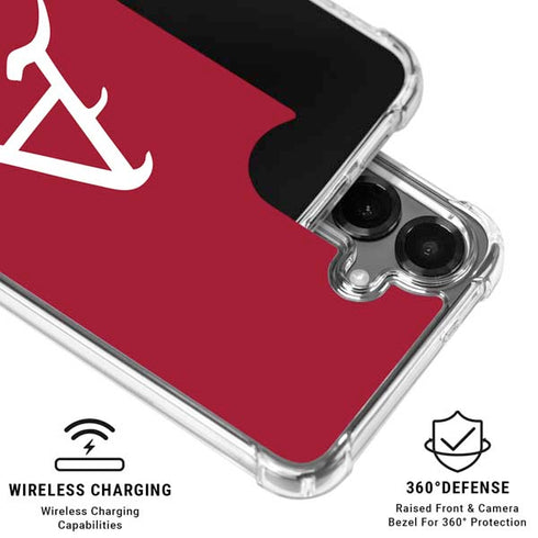 University of Arkansas-Fayetteville A Red Galaxy S26 Clear Case