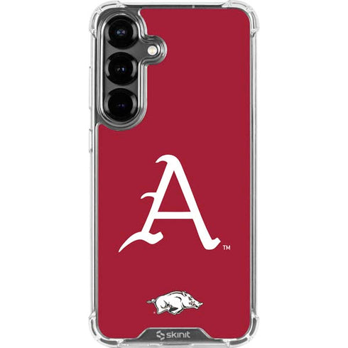 University of Arkansas-Fayetteville A Red Galaxy S26 Plus Clear Case