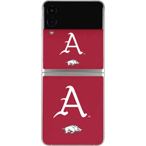 University of Arkansas-Fayetteville A Red Galaxy Z Flip3 5G Skin