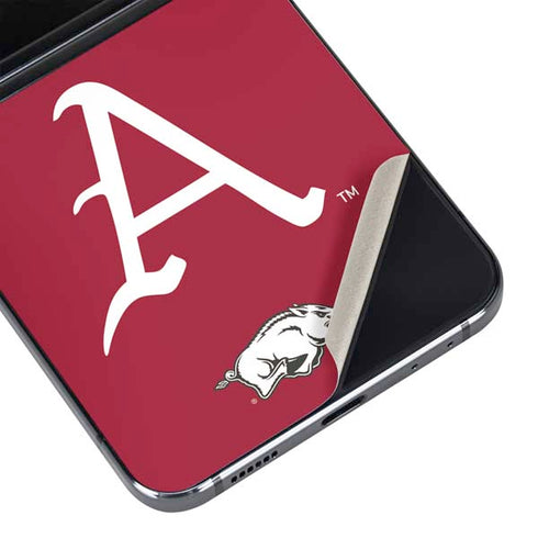 University of Arkansas-Fayetteville A Red Galaxy Z Flip5 5G Skin