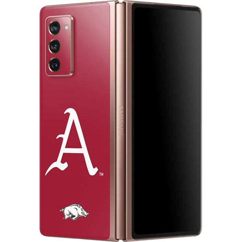 University of Arkansas-Fayetteville A Red Galaxy Z Fold2 5G Skin