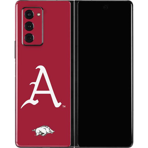 University of Arkansas-Fayetteville A Red Galaxy Z Fold2 5G Skin