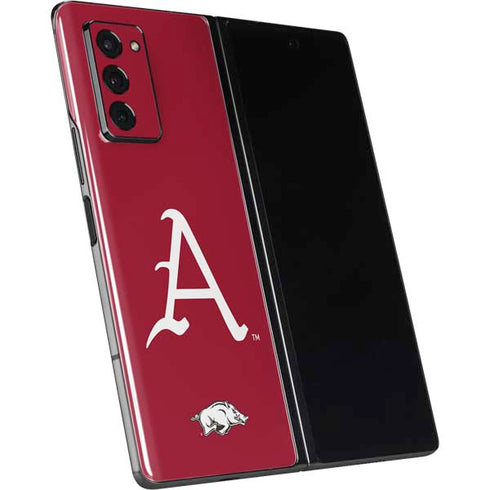 University of Arkansas-Fayetteville A Red Galaxy Z Fold2 5G Skin