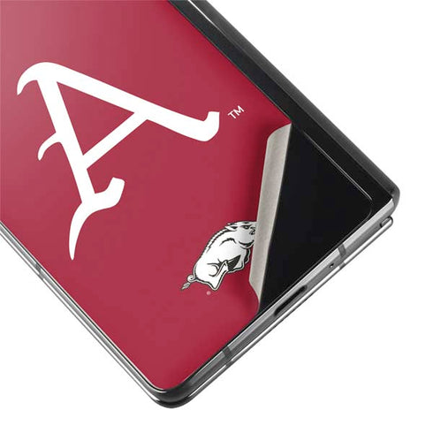 University of Arkansas-Fayetteville A Red Galaxy Z Fold2 5G Skin