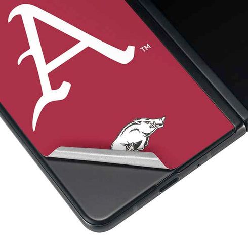 University of Arkansas-Fayetteville A Red Galaxy Z Fold3 5G Skin