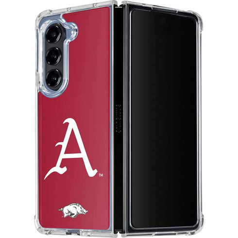 University of Arkansas-Fayetteville A Red Galaxy Z Fold5 5G Clear Case