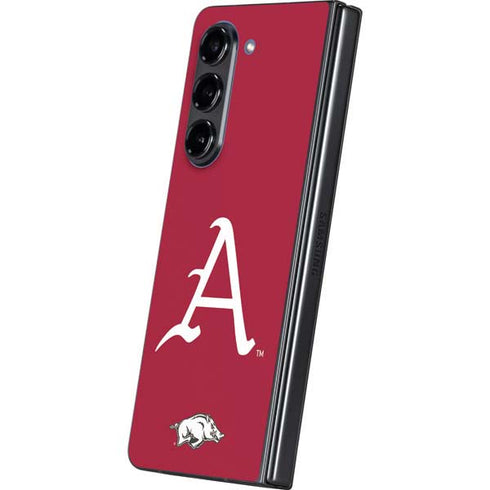 University of Arkansas-Fayetteville A Red Galaxy Z Fold5 5G Skin