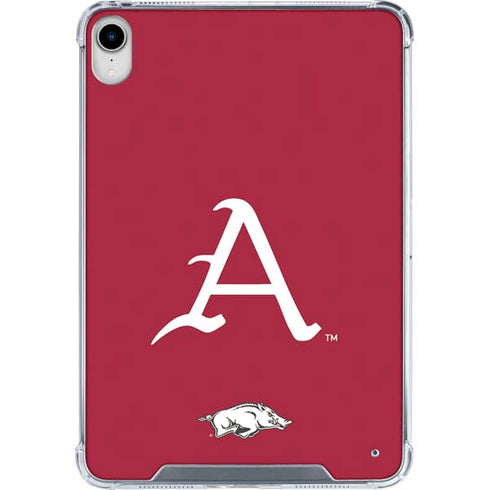 University of Arkansas-Fayetteville A Red iPad 11th Gen (2025) Clear Case