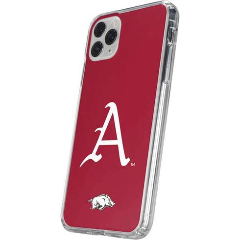 University of Arkansas-Fayetteville A Red iPhone 11 Pro Clear Case