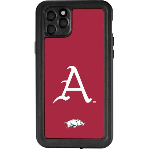 University of Arkansas-Fayetteville A Red iPhone 11 Pro Max Waterproof Case