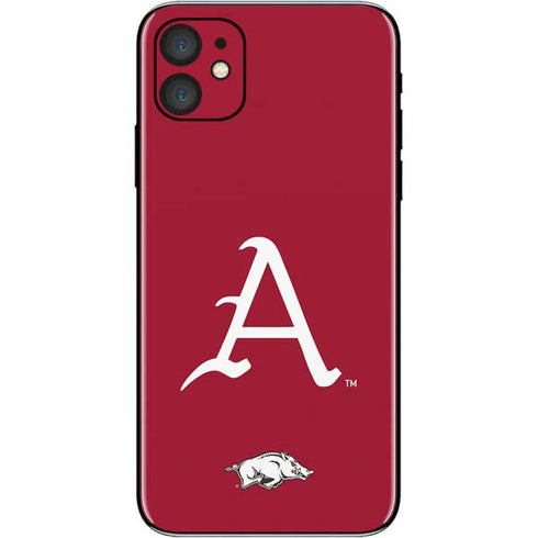University of Arkansas-Fayetteville A Red iPhone 11 Skin