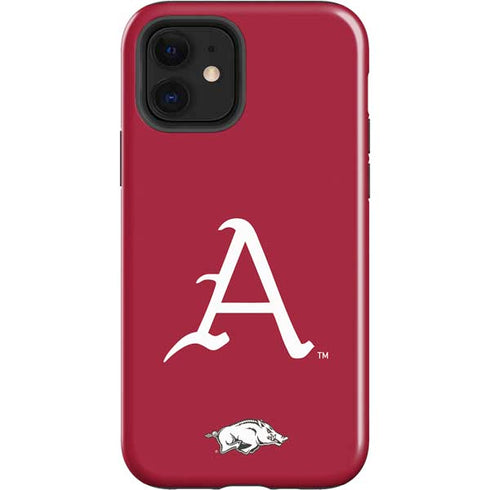 University of Arkansas-Fayetteville A Red iPhone 12 Impact Case