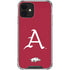 University of Arkansas-Fayetteville A Red iPhone 12 Mini Clear Case