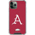 University of Arkansas-Fayetteville A Red iPhone 12 Pro Clear Case