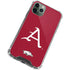 University of Arkansas-Fayetteville A Red iPhone 12 Pro Clear Case