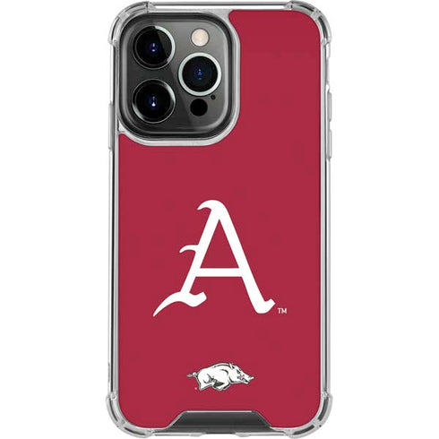 University of Arkansas-Fayetteville A Red iPhone 13 Pro Clear Case