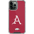 University of Arkansas-Fayetteville A Red iPhone 14 Pro Max Clear Case