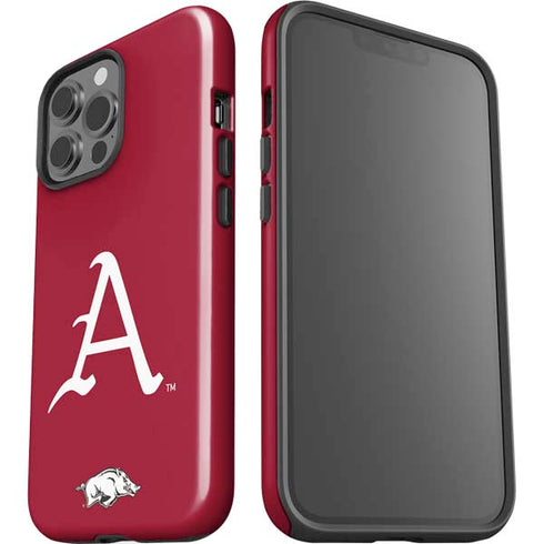 University of Arkansas-Fayetteville A Red iPhone 14 Pro Max Impact Case