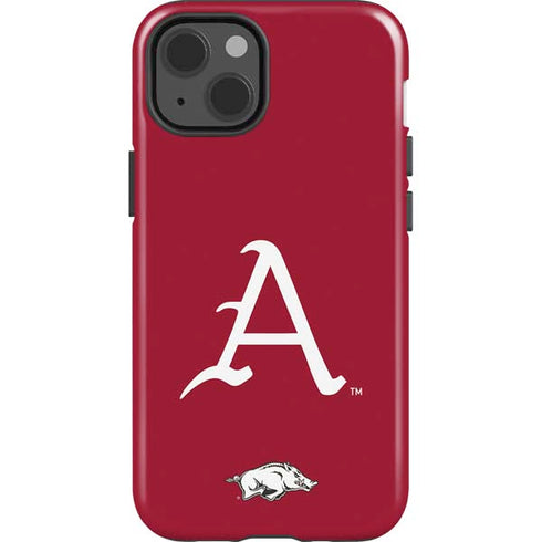 University of Arkansas-Fayetteville A Red iPhone 15 Plus Impact Case