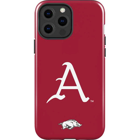 University of Arkansas-Fayetteville A Red iPhone 15 Pro Max Impact Case