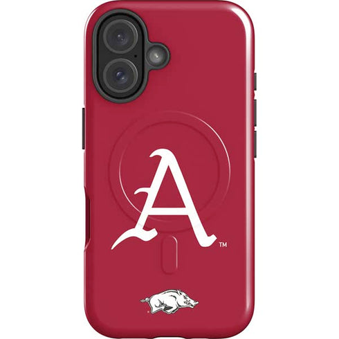 University of Arkansas-Fayetteville A Red iPhone 16 Magsafe Impact Case