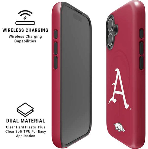University of Arkansas-Fayetteville A Red iPhone 16 Magsafe Impact Case